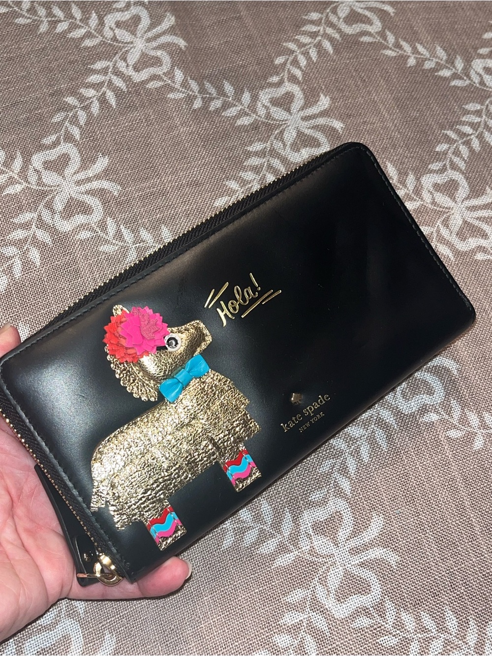 kate spade “Haute Stuff” Penny the Piñata Zippy Lacey Wallet